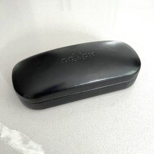 Coach New York Hard Black Clamshell Eye Glass Case SunGlasses Case Only
